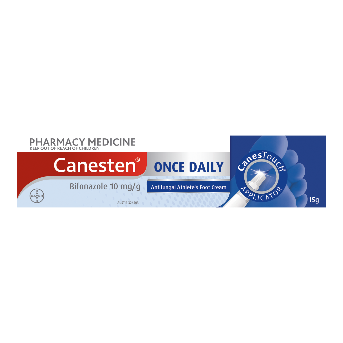 Canesten Once Daily Athlete's Foot Cream with CanesTouch® Applicator
