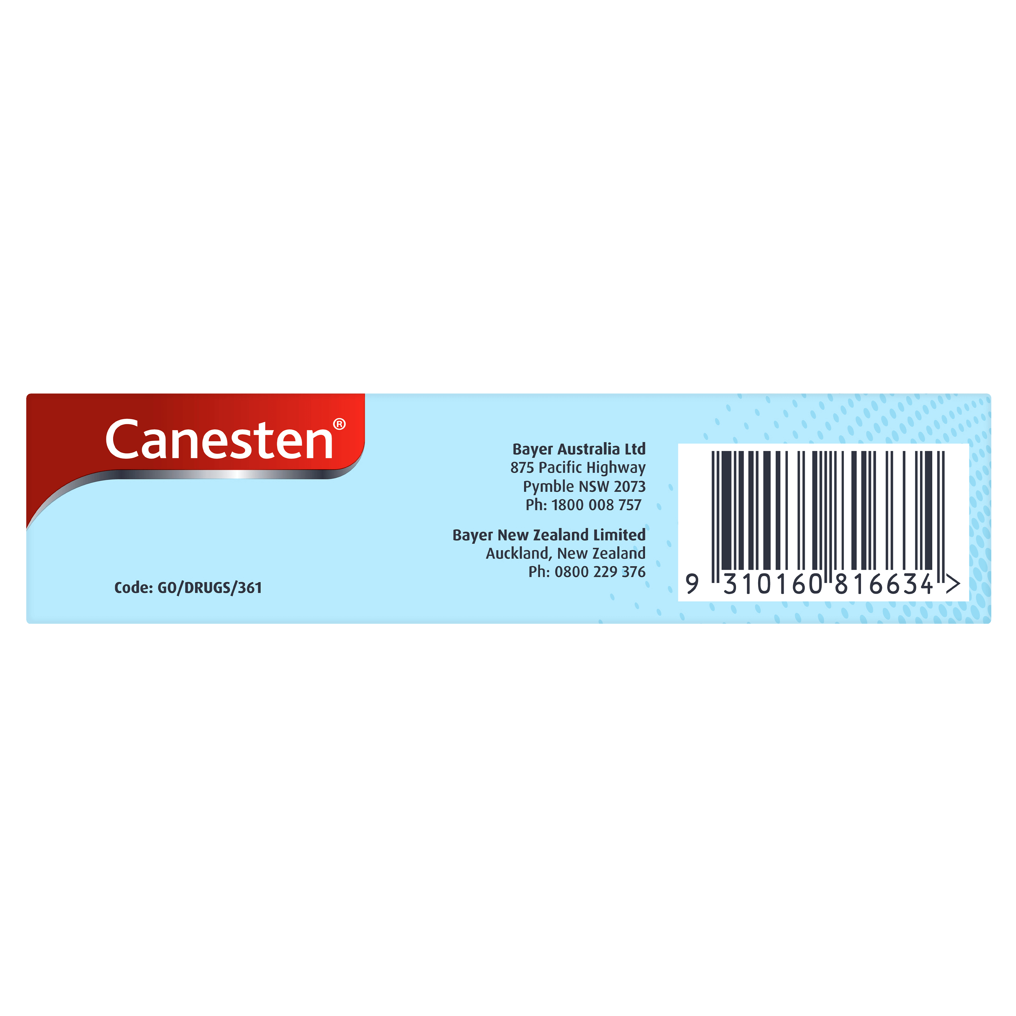 Canesten Anti-fungal Cream 20g