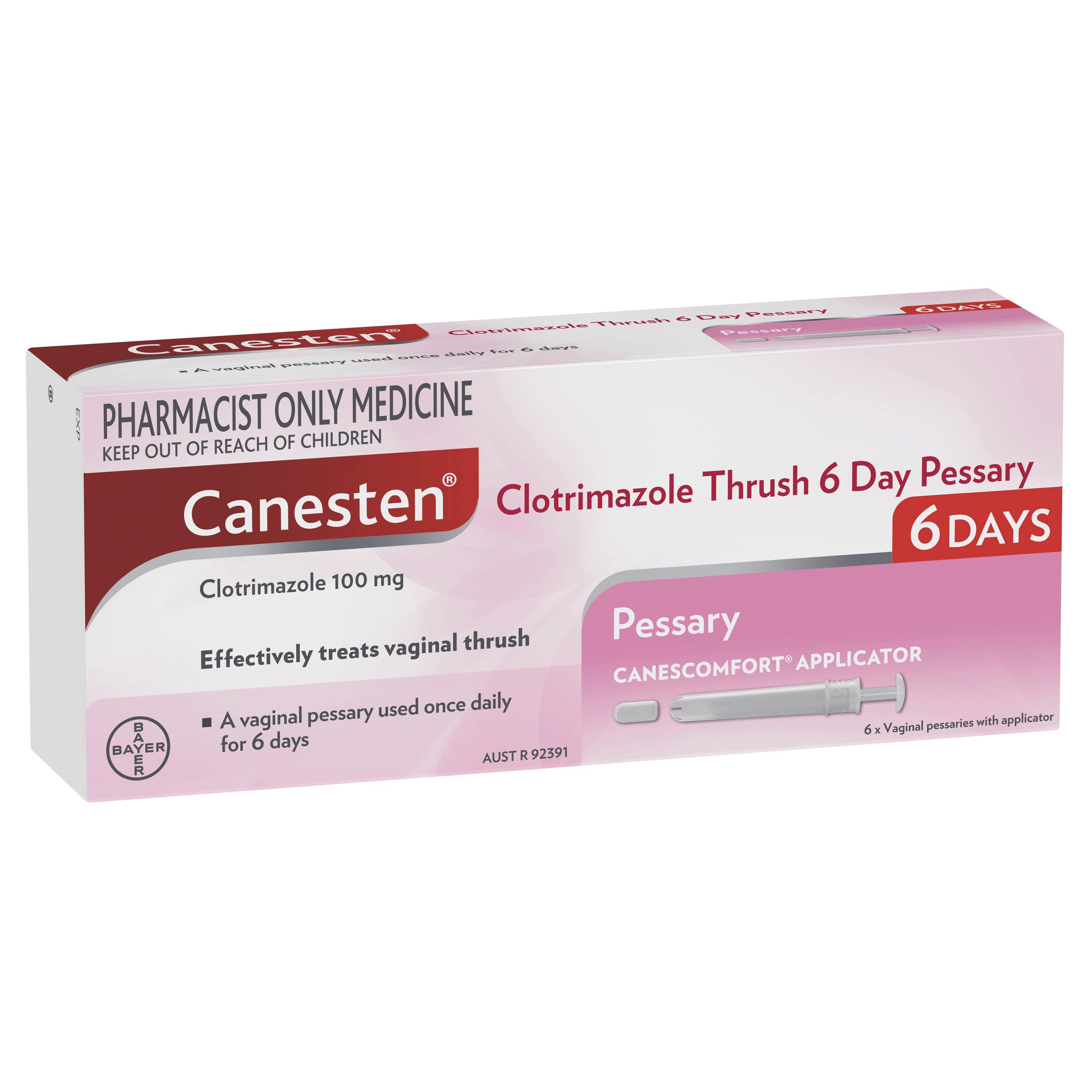 Canesten® 6 Day Pessary